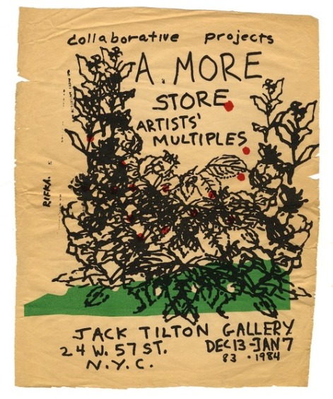 Designed by Judy Rifka, A. More Store at Jack Tilton, 1983